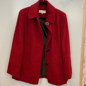Calvin Klein Red Trench Coat